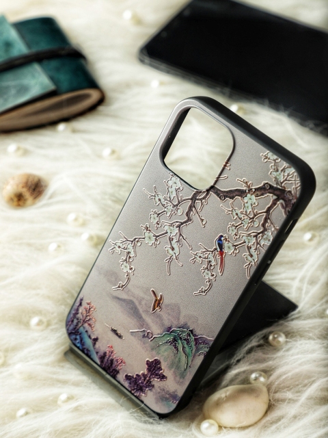 

DOOBNOOB Purple & Brown 3D Printed Spring & Summer OnePlus Nord Back Case