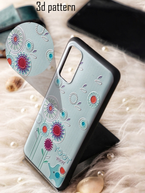 

DOOBNOOB Blue & Pink Elephant Dandelion 3D Patterned OnePlus Nord Back Case