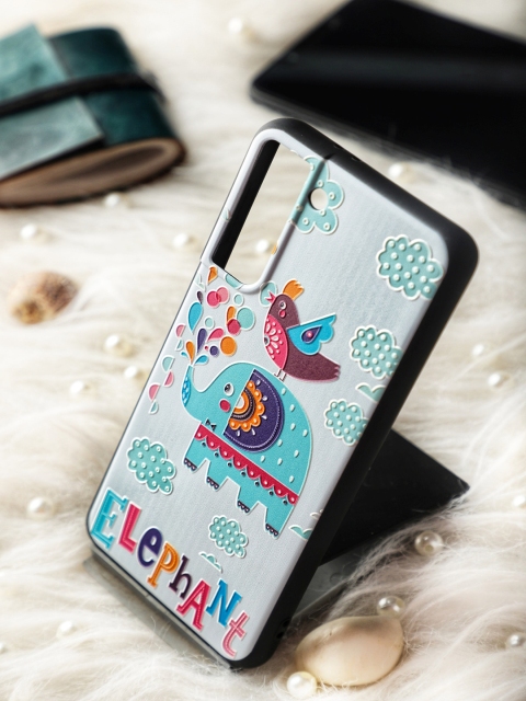 

DOOBNOOB Blue & Pink Jumbo & Little Buddy 3D Patterned OnePlus Nord Back Case