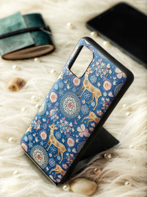 

DOOBNOOB Unisex Blue & Brown Samsung Galaxy M51 Back Case