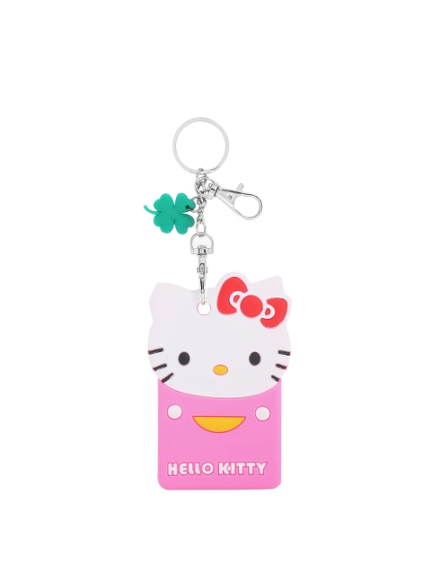 

POKORY Unisex Kids Pink & White & Red Hello Kitty Keychain