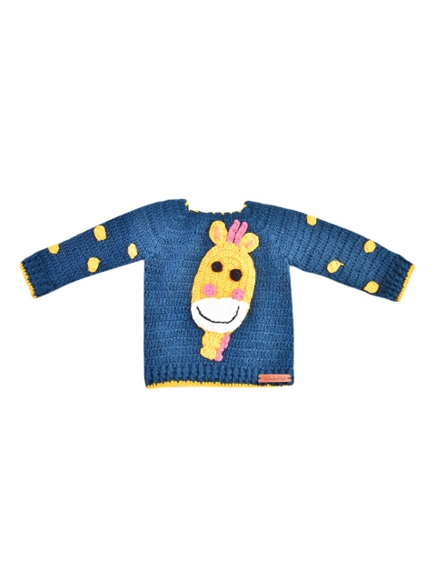 

The Original Knit Unisex Kids Blue Knitted Pullover Sweater