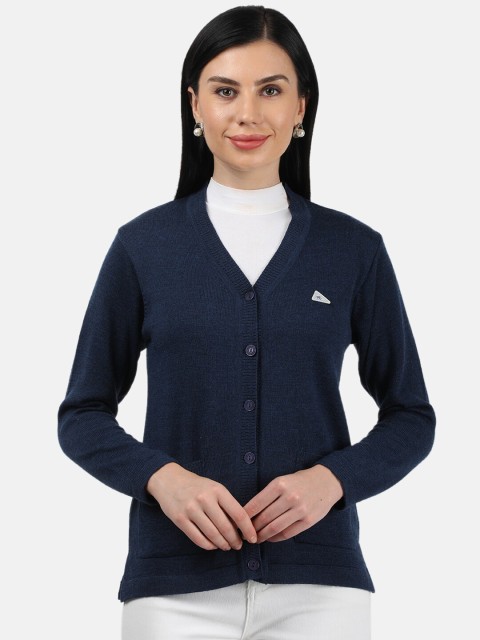 

Monte Carlo Women Blue Cardigan
