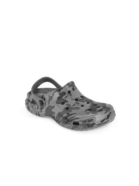 

Pantaloons Junior Boys Grey Camouflage Printed Rubber Clogs