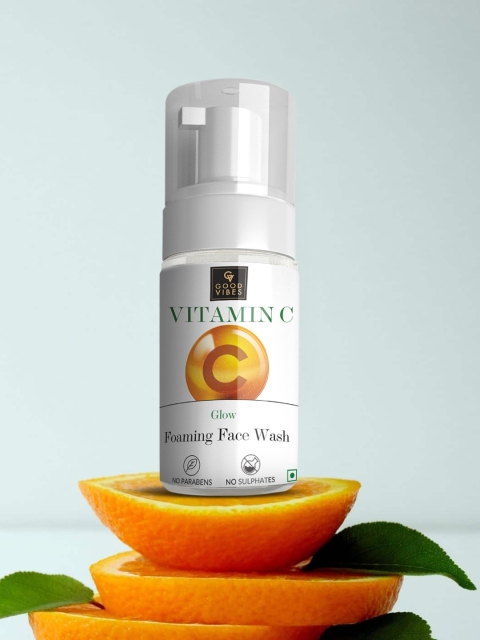 

Good Vibes Vitamin C Glow Foaming Face Wash (150 ml), Transparent