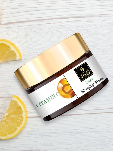 

Good Vibes Vitamin C Glow Sleeping Mask (50 gm), Transparent