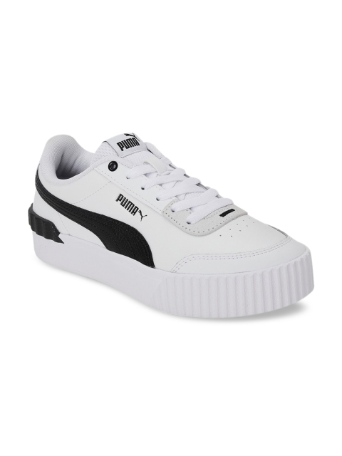 

Puma Women White Colourblocked Sneakers