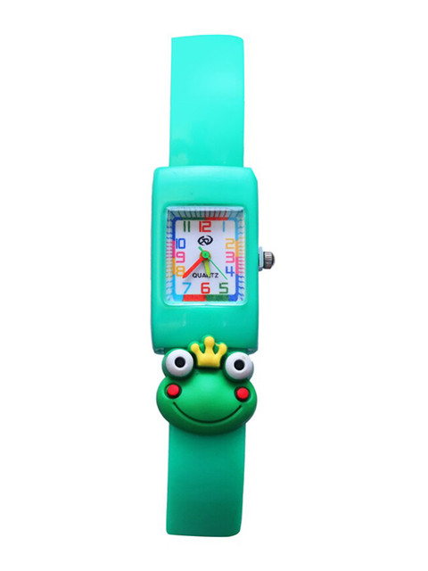 

Spiky Unisex Kids Green Printed Dial & Green Straps Digital Watch-Bend_Grn_Frog