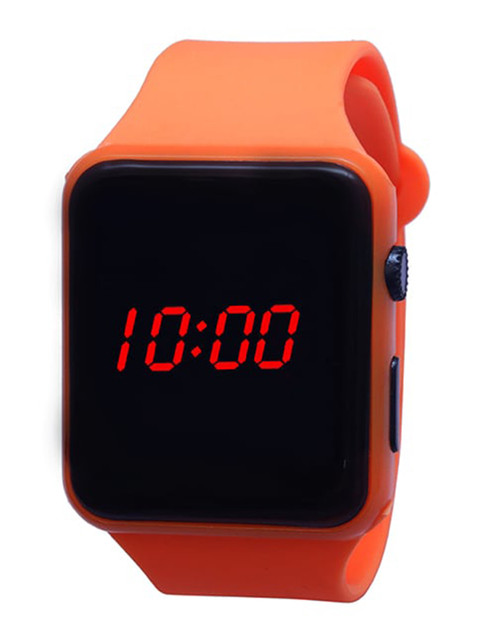 

Spiky Unisex Kids Orange & Black Digital Watch