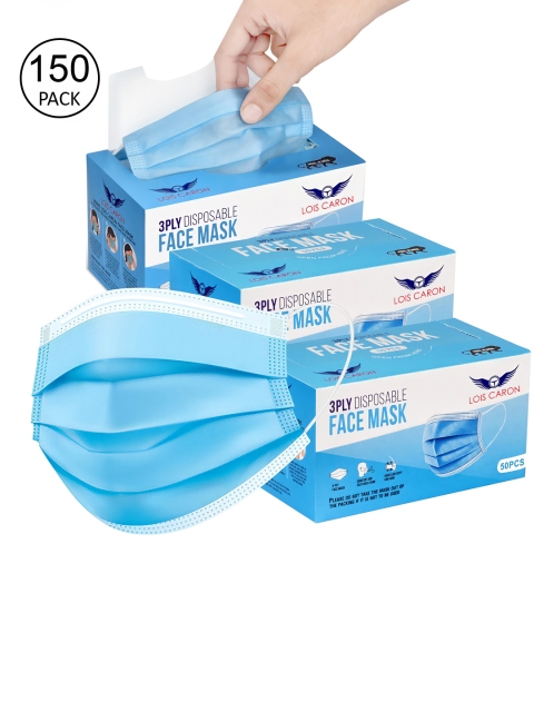 

LOIS CARON Pack Of 150 Blue Outdoor Mask