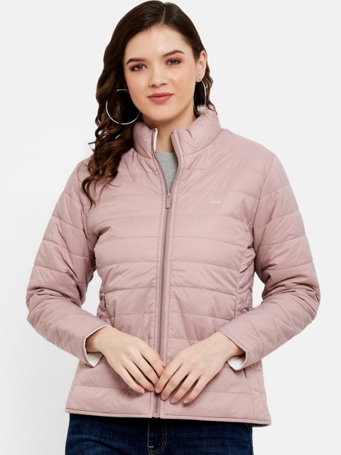 

METTLE Women Pink Padded Jacket