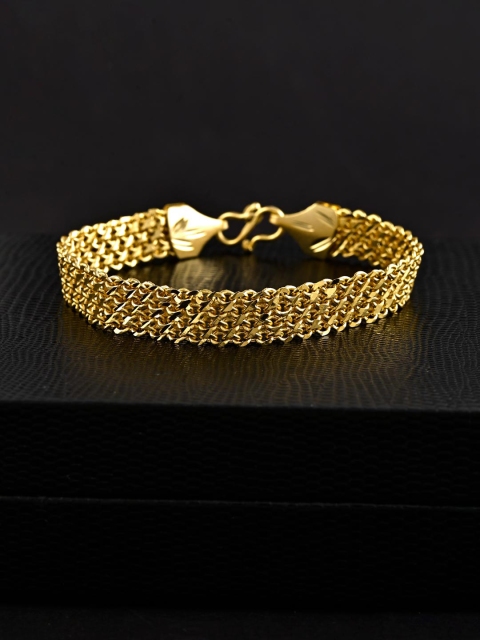 

Tistabene Men Gold-Toned Thick Charm Bracelet