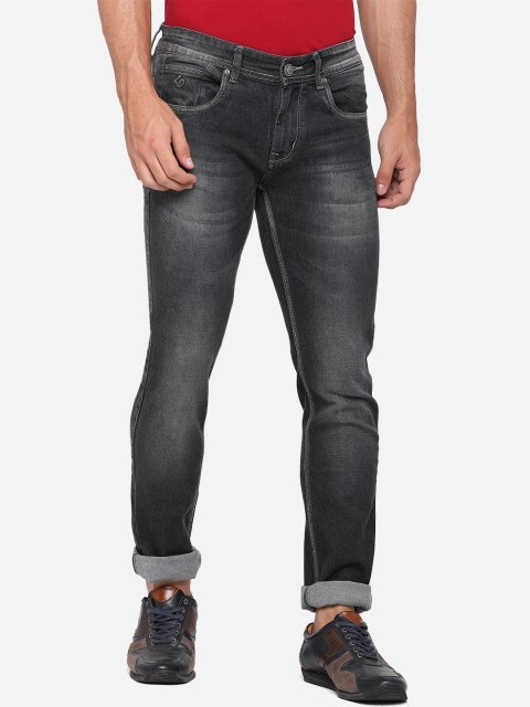 

Greenfibre Men Black Straight Fit Heavy Fade Jeans