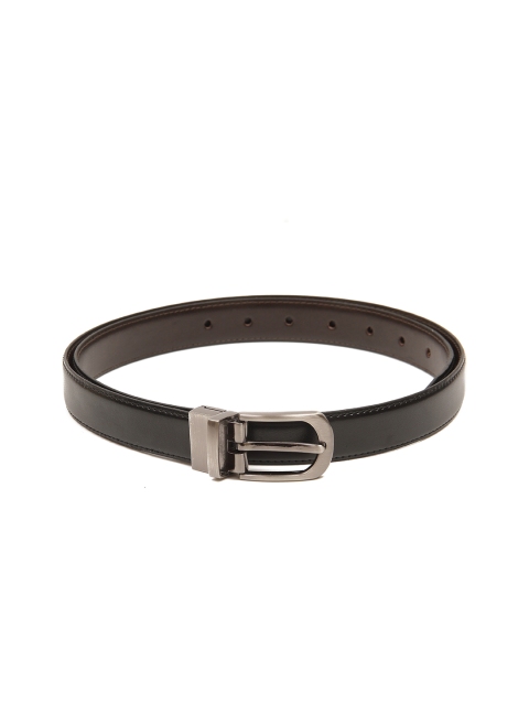 

Calvadoss Women Black & Brown Textured Reversible Formal Belt