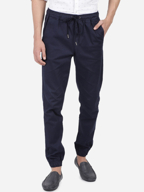 

Crocodile Men Navy Blue Cotton Track Pants