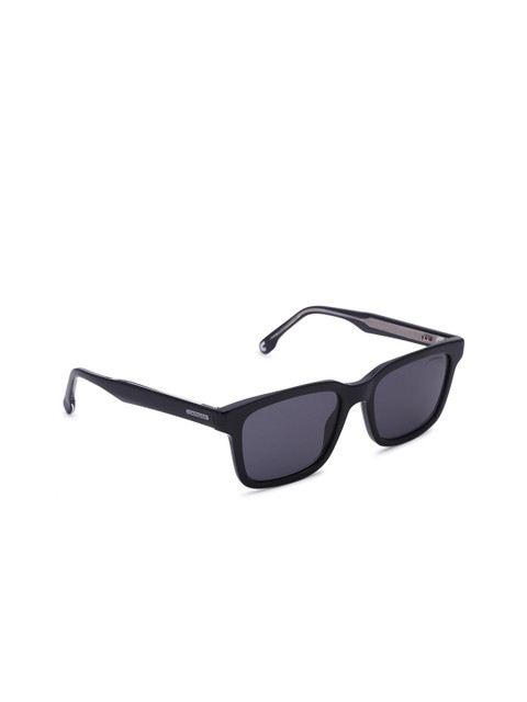 

Carrera Unisex Grey Lens & Black Rectangle Sunglasses With UV Protected Lens 203791-36