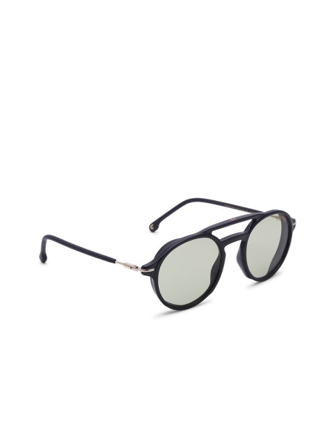 

Carrera Unisex White Lens & Black Oval Sunglasses with UV Protected Lens 203371-26