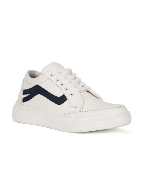 

Bruno Manetti Men White PU Sneakers
