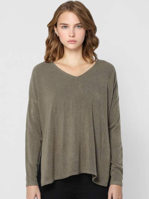 

ONLY Women Green Pullover