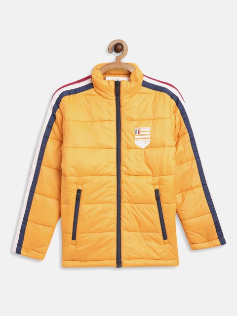 

Octave Boys Yellow & Navy Blue Padded Jacket