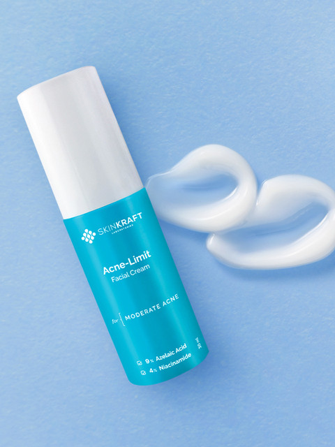 

SKINKRAFT Customized Acne-Limit Facial Cream for Moderate Acne, Transparent