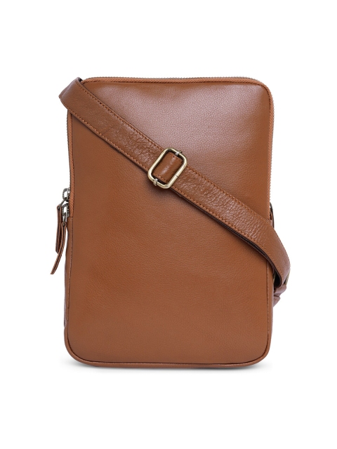 

MERECER MELHOR Unisex Tan Solid Sling Bag