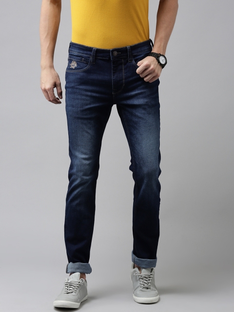 

U S Polo Assn Denim Co Men Blue Skinny Fit Light Fade Mid Rise Stretchable Jeans