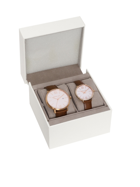 

Michael Kors White His & Her Watch Gift Set