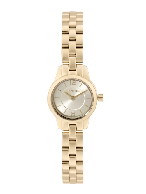 

Michael Kors Women Runway Gold-Toned Dial & Stainless Steel Analogue Watch MK6592