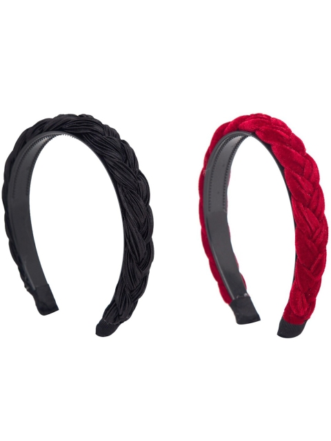 

YouBella Women Set of 2 Hair Bands, Black