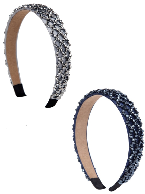 

YouBella Women Set of 2Multicoloured Embellished Hairband, Multi