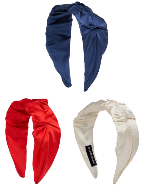 

YouBella Women Set of 3 Hair Bands, Navy blue