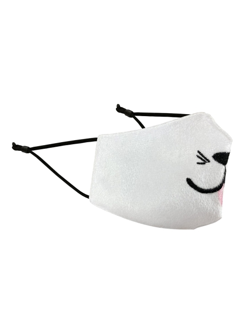 

Welspun Women Poly Cotton Reusable Face Mask, White