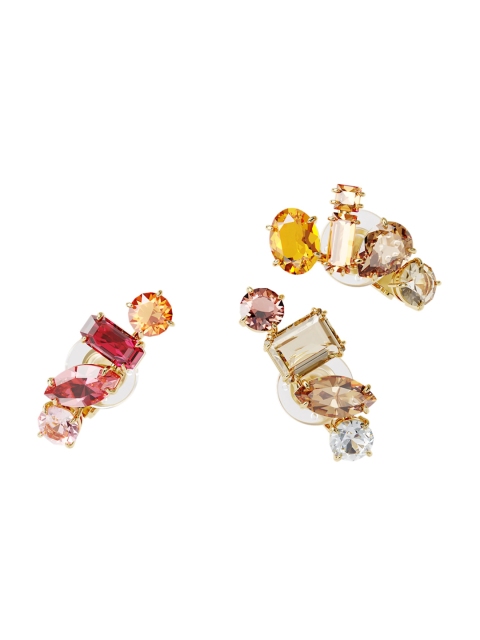 

SWAROVSKI Women Multicoloured Quirky Drop Earrings, Multi
