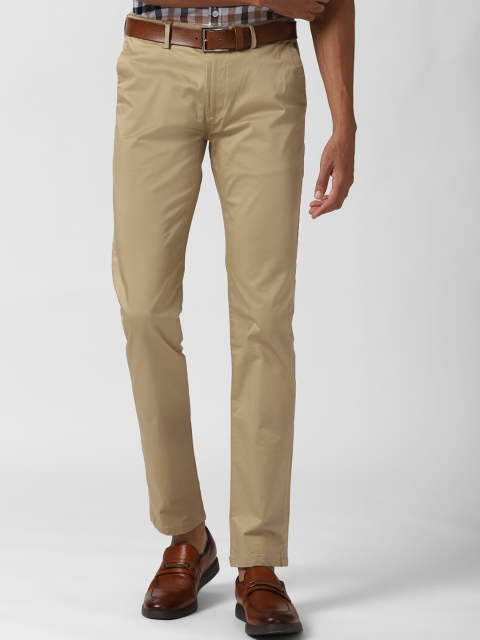 

Peter England Casuals Men Khaki Slim Fit Trousers