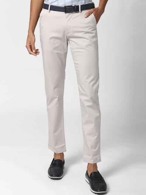 

Peter England Casuals Men Grey Slim Fit Trousers