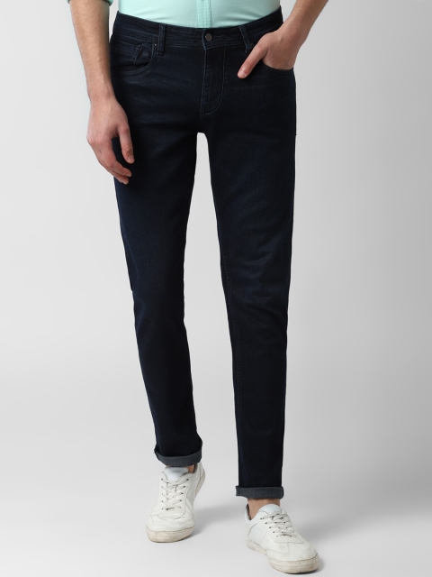 

Peter England Casuals Men Navy Blue Stretchable Jeans