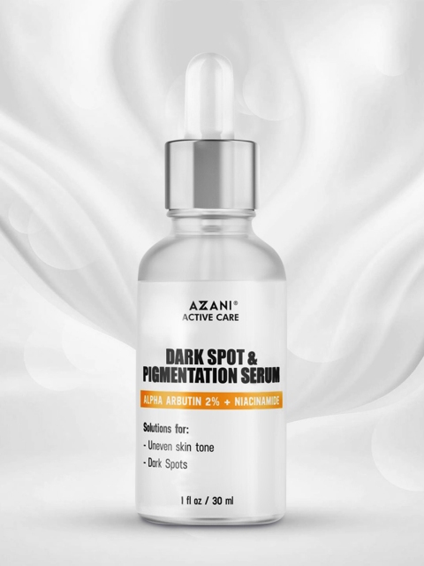 

Azani Active Care Niacinamide, 2% Alpha Arbutin Dark Spots & Pigmentation Serum- 30ml, White