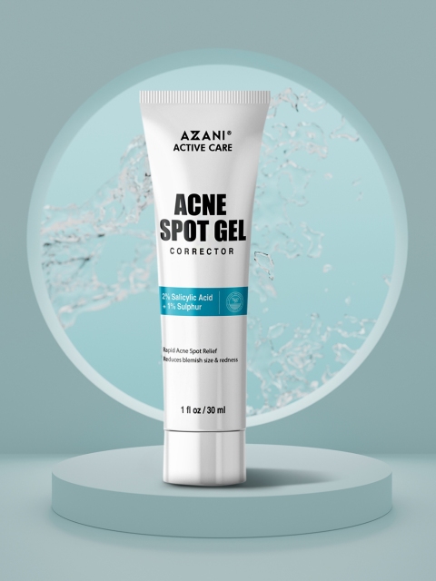 

Azani Active Care Unisex Acne Spot Gel for Blemish, Redness and Acne- 30ml, White