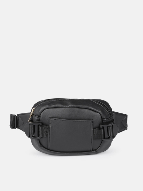 

DressBerry Black Solid Waist Pouch