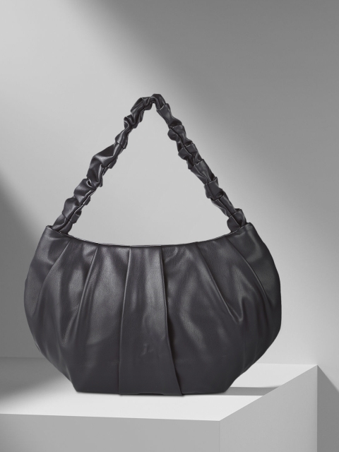 

DressBerry Black Solid Structured Shoulder Bag