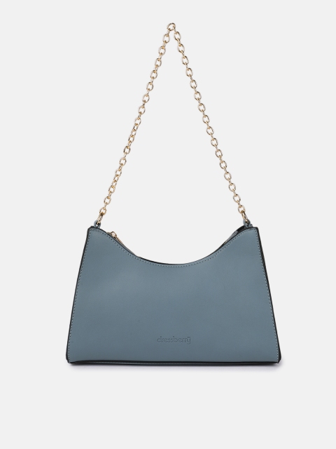 

DressBerry Blue Structured Hobo Bag