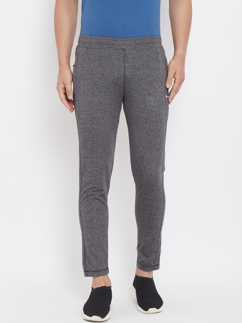 

Okane Men Black Solid Track Pants
