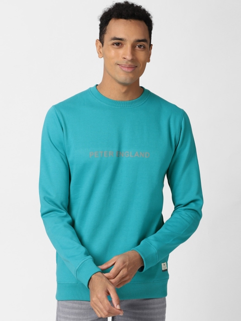 

Peter England Casuals Men Blue Sweatshirt