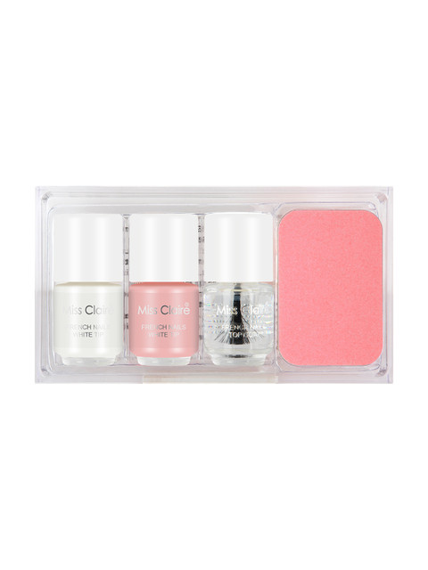 

Miss Claire French Manicure Kit With Acrylic Box, Pink