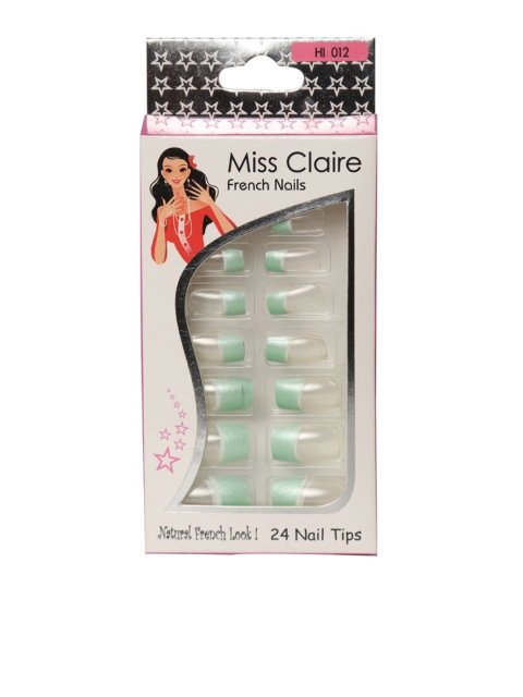 

Miss Claire Set of 24 French Nails-HI 012 (ECP 010), Transparent
