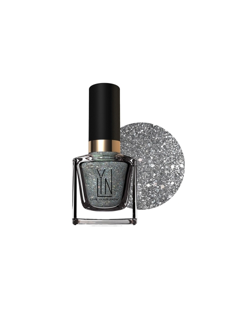 

LYN LIVE YOUR NOW Long Lasting Glitter Nail Polish - In The Mitz of Glitz Silver