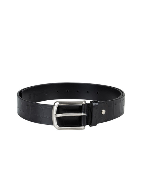 

Da Milano Men Black Leather Belt