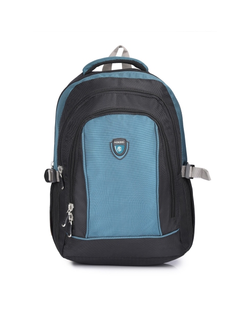 

Aoking Unisex Black & Blue School Backpack