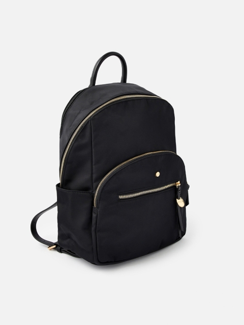 

Accessorize Women Black Solid Backpack